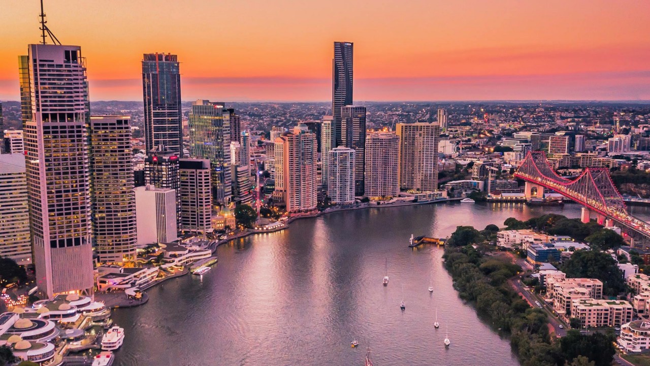Brisbane at dusk