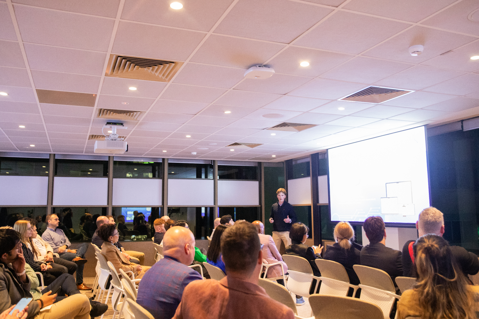PlatformOne team at Brisbane startup pitch event